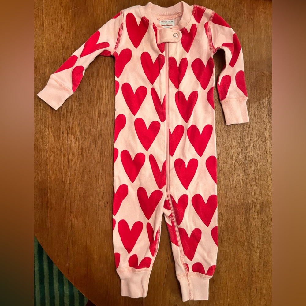 Hanna Andersson organic cotton pajamas 6 - 12 months 70cm